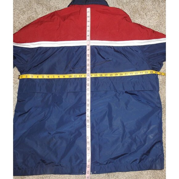 Vintage 1990s Nike White Label Full Zip Running Windbreaker Jacket Men's XL - Picture 10 of 13